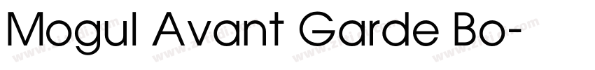 Mogul Avant Garde Bo字体转换